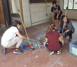 L'esempio degli scout, sede sistemata da ragazzi e genitori