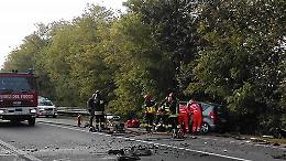 Le immagini del terribile incidente sulla via Mantova