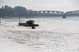Le immagini della piena del Po di giovedì 8 novembre