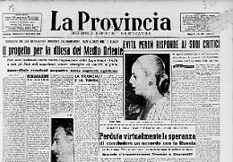 Evita Peron risponde al suoi critici