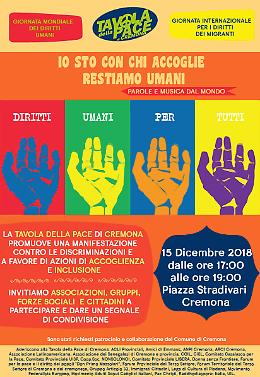 Sabato 15 dicembre la manifestazione contro le discriminazioni