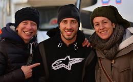 Dovizioso ospite alla pista di motocross