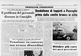 Vandalismo di teppisti a Pozzaglio prima della «notte brava» in città