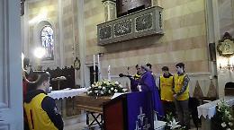 I funerali di Sandro Galli al Bosco ex Parmigiano