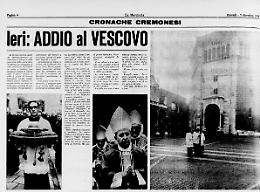 Addio al Vescovo