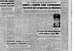 Morto l'agente Ciro Capobianco
