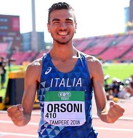 Il marciatore Orsoni sportivo dell’anno 2018
