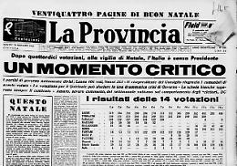 Un momento critico