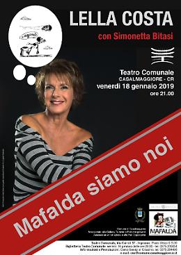'Mafalda siamo noi', Lella Costa al Comunale