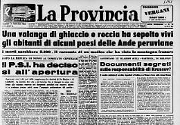 Uno valanga di ghiaccio e roccia ha sepolto vivi gli abitanti di alcuni paesi delle Ande peruviane