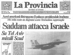 Saddam attacca Israele