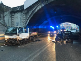 Incidente in via Bergamo, traffico in tilt