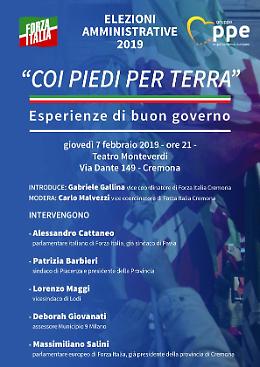 ‘Coi piedi per terra. Esperienze di buon governo’ 