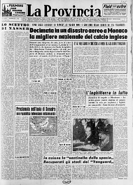 Decimata in un disastro aereo a Monaco la migliore nazionale dei calcio inglese