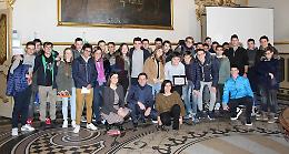 In Comune gli studenti della II B dell’Istituto di Istruzione Superiore 'Stanga'