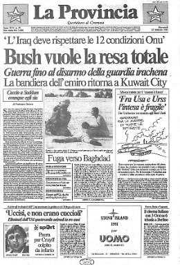 Bush vuole la resa totale