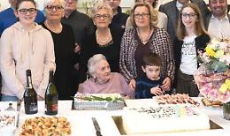 Nina, 105 candeline: «Il segreto della longevità? Fare, muoversi, essere curiosi»