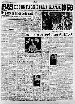 1949 - 1959 Decennale della N.A.T.O.
