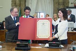 FOTO Il conferimento della medaglia d'oro a Gino Ruggeri