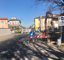 Via Brescia, terminato il cantiere: sostituiti trenta metri di fognatura