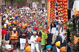 Sikh in festa per il Vaisakhi