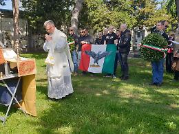Duce e Farinacci,  commemorazione al cimitero