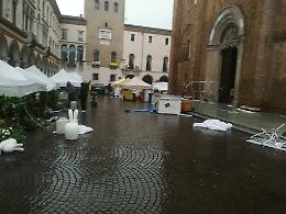 FOTO Maltempo a Crema: grandine vento e allagamenti