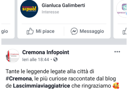 "Uso improprio della pagina Fb dell'Infopoint"