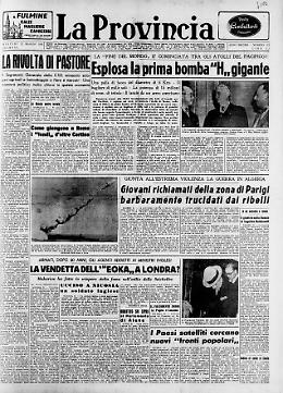 Esplosa la prima bomba “H„ gigante