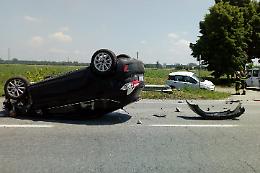 Tamponamento tra auto a Corte Madama, due feriti 