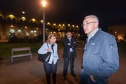 Il sopralluogo notturno in città di prefetto e vertici delle forze dell'ordine