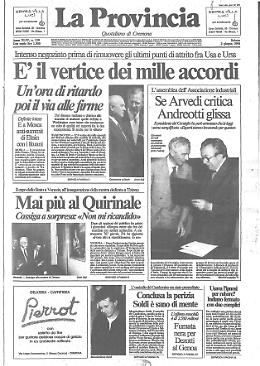 È il vertice dei mille accordi 