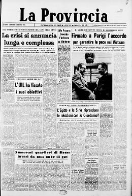 Firmato a Parigi l’accordo per garantire la pace nei Vietnam