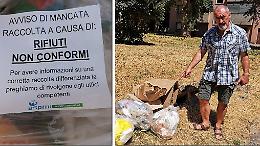 Rifiuti non separati: "Qui solo degrado e sporcizia"