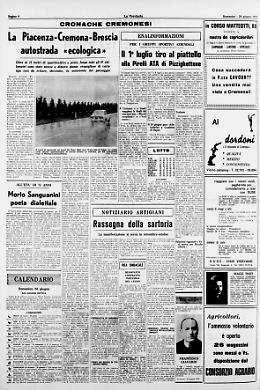 La Piacenza-Cremona-Brescia  autostrada «ecologica»
