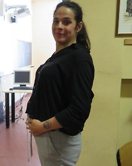 Giulia in attesa di Grace sotto esame all'Einaudi