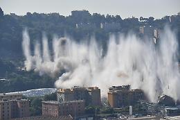 Genova, addio al Ponte Morandi. Guarda il video