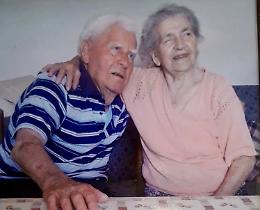 Delio e Lucia, sposi da 70 anni