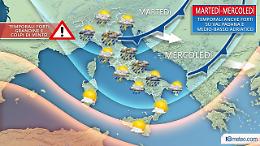 Da martedì temporali e stop al grande caldo