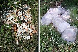 Scarica rifiuti, visto e denunciato da un agricoltore
