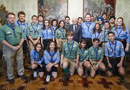 Scout, l’abbraccio di Mattarella