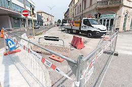 Maxi cantiere, la nuova via Dante prende forma