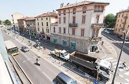 I lavori di riqualificazione di via Dante