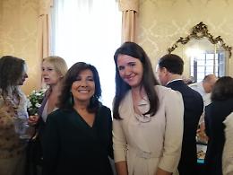 Chiara Cabini al Senato: «Grande emozione»