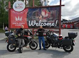 In moto fino a Capo Nord