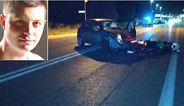 Urto violentissimo auto-moto, la vittima è Simone Araldi