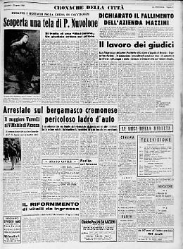 Scoperta una tela di P. Nuvolone