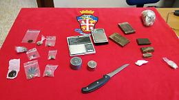 In casa  2.500 dosi di droga, arrestato ultrà grigiorosso