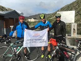 FOTO L'impresa di Michele Bianchi di Monticelli: 4.500 km pedalando 18 giorni fino a Capo Nord