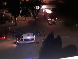 Fiamme in un palazzo al Cambonino